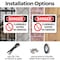 Signmission Flammable Vapors No Smoking Danger Sign, Plastic, 10in W x 7in L, 2PK OS-2PACK-DS-P-710-L-1258 - alternate 2